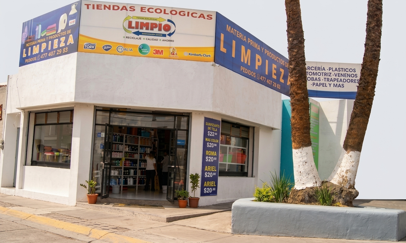Local Tiendas Ecológicas Limpio